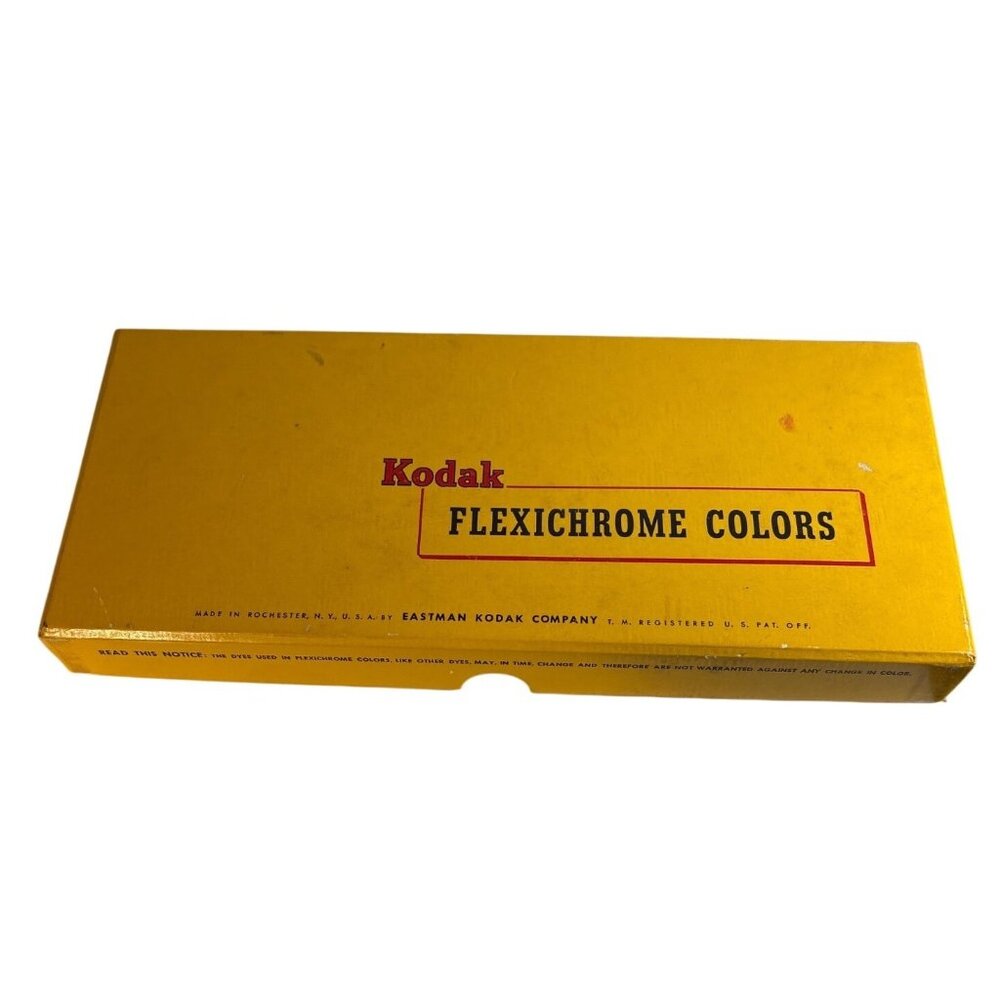 Kodak Flexichrome Colors Complete Set Of 10 Vintage Dyes In Original Box
